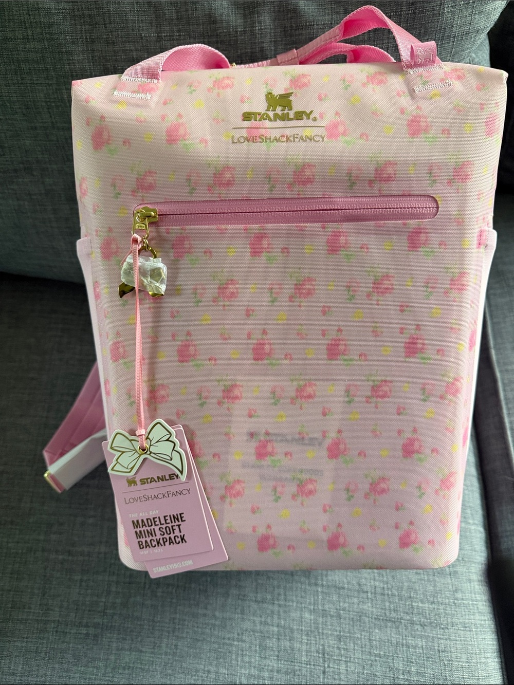 Stanley Pink Floral Mini Soft Backpack